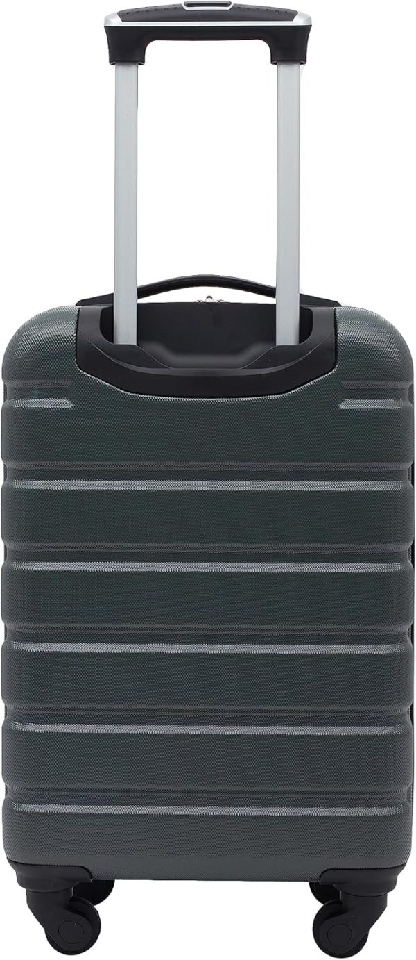 Hardside Carry-On Spinner Luggage, Olive, 20-Inch - Image 6